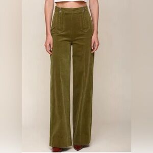 AVEC LES FILLES Elegant Corduroy Women's Pants